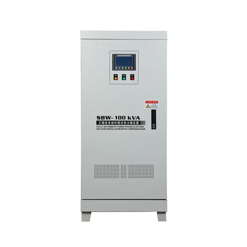Three-phase fully automatic compensated power voltage stabilizer-120KVA