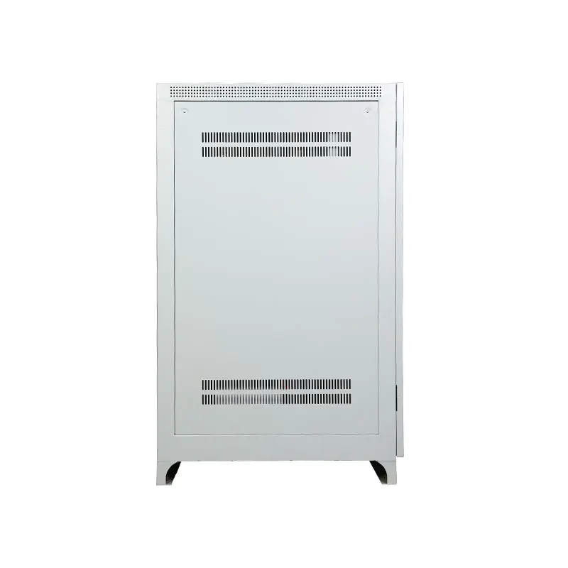 Three-phase fully automatic compensated power voltage stabilizer-transparent model