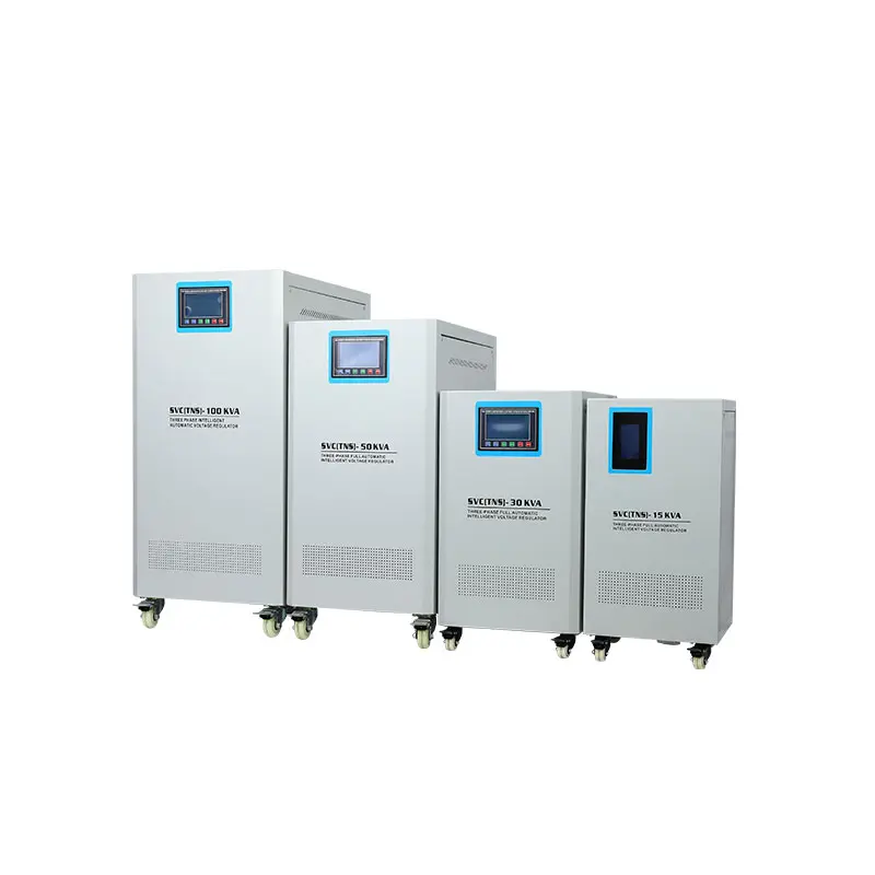 Three-phase fully automatic intelligent voltage stabilizer 15KVA-100KVA